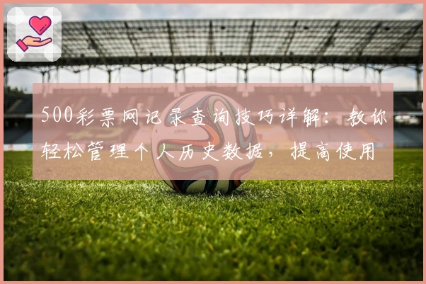 500彩票网记录查询技巧详解：教你轻松管理个人历史数据，提高使用效率